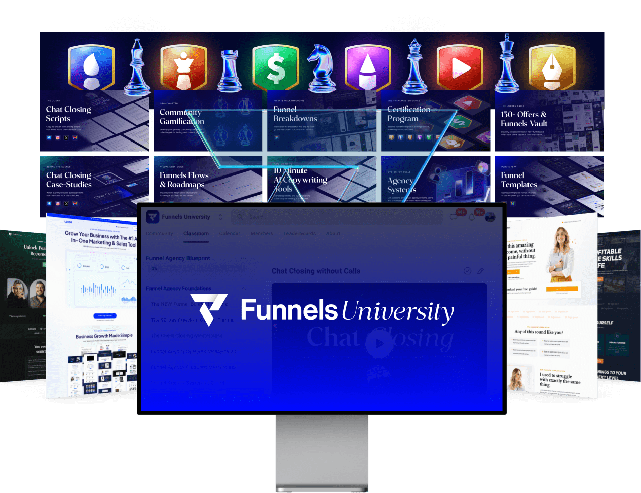 Funnels University 3.0 product mockup